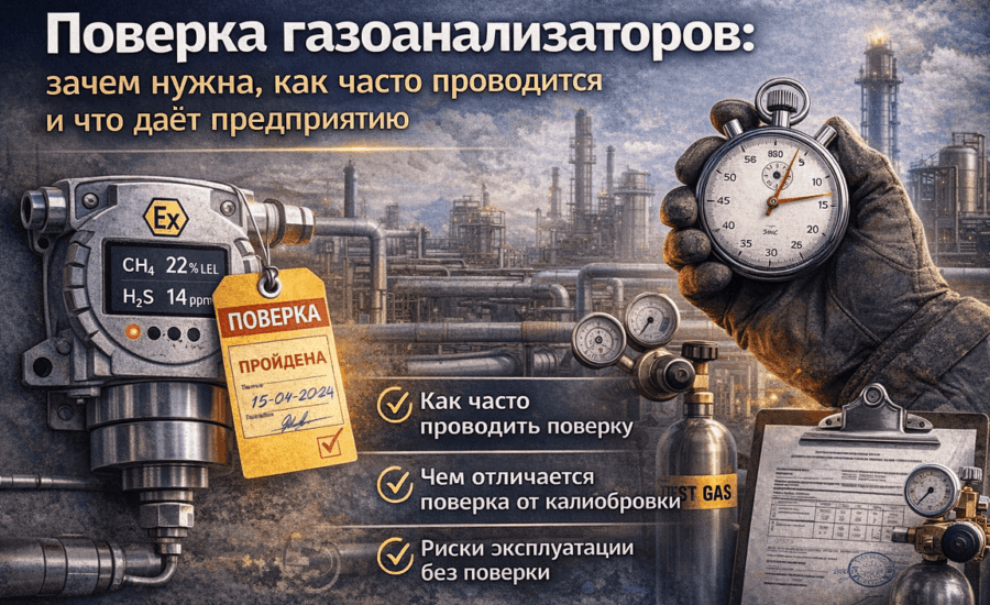 Поверка газоанализаторов