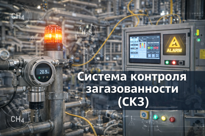 система контроля загазованности