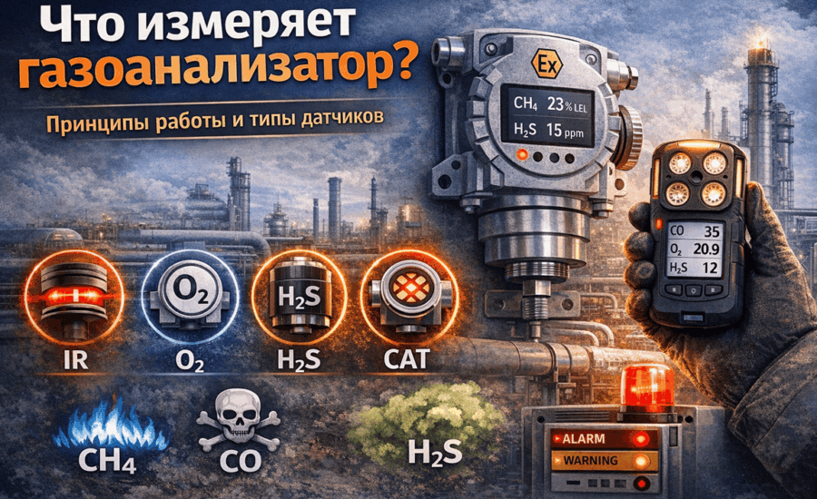 Что измеряет газоанализатор